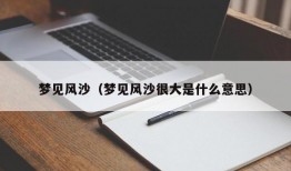 梦见风沙（梦见风沙很大是什么意思）