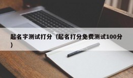 起名字测试打分（起名打分免费测试100分）