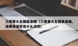 三根香火全图最准确（三根香火全图最准确,请佛像道家有什么讲究）