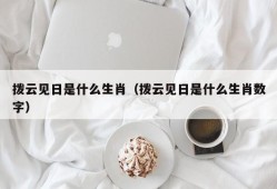 拨云见日是什么生肖（拨云见日是什么生肖数字）