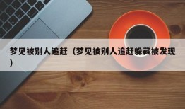 梦见被别人追赶（梦见被别人追赶躲藏被发现）