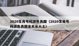 2020生肖号码波色表图（2020生肖号码波色表图金木水火土）