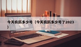 今天农历多少号（今天农历多少号了2023）