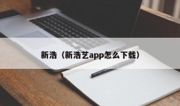 新浩（新浩艺app怎么下载）