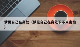 梦见自己在高处（梦见自己在高处下不来害怕）